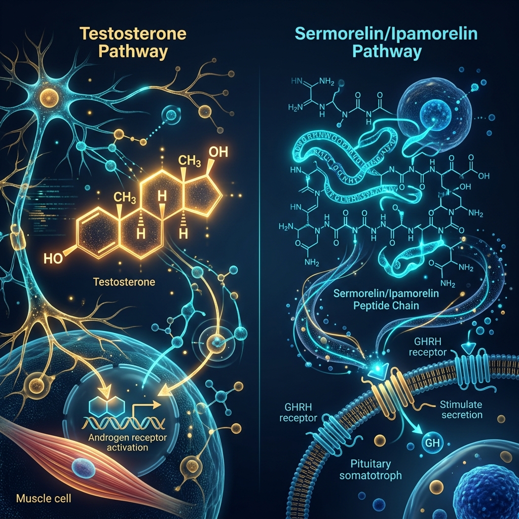TRT vs. Peptides (Sermorelin/Ipamorelin): Which is Better?